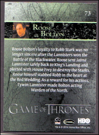 2014 Game of Thrones Season Three Foil YOU PICK - Picture 97 of 137