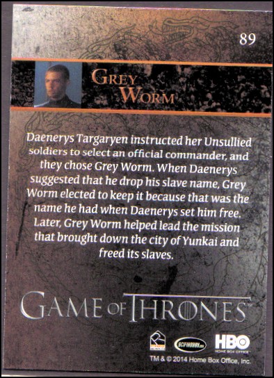 2014 Game of Thrones Season Three Foil YOU PICK - Picture 119 of 137