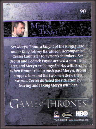 2014 Game of Thrones Season Three Foil YOU PICK - Picture 121 of 137