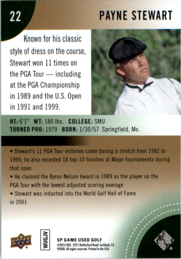 2014 SP Game Used Golf Card Pick - Picture 35 of 51