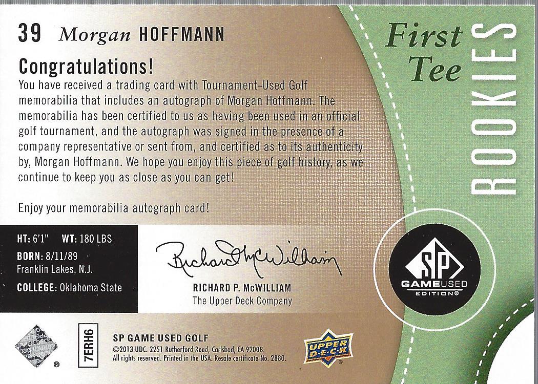 2014 SP Game Used Golf Card Pick - Picture 49 of 51