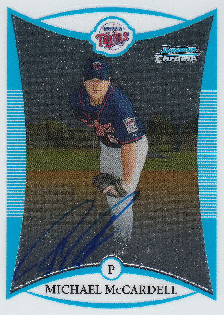 2008 Bowman Chrome Baseball "Prospects" Insert and Autograph Cards - Picture 332 of 339