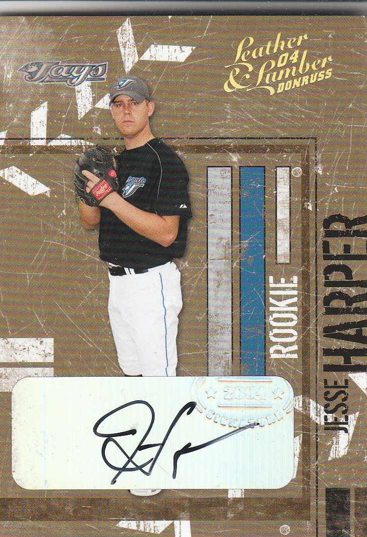2004 Leather and Lumber Baseball "Materials and Signatures" Insert Cards - Bild 6 von 9