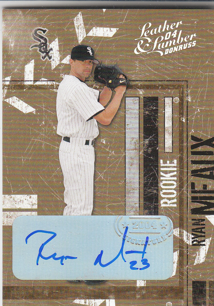 2004 Leather and Lumber Baseball "Materials and Signatures" Insert Cards - Bild 7 von 9
