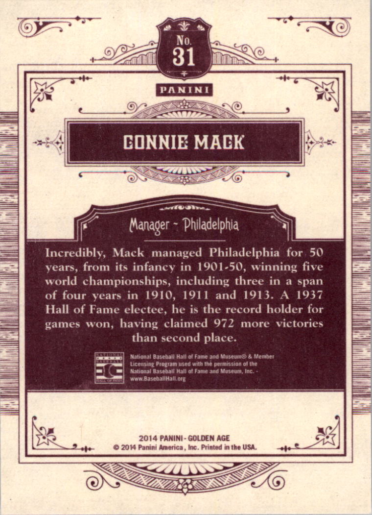 2014 Panini Golden Age Trading Card Pick