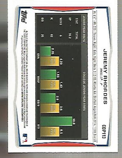 2014 Bowman Chrome Draft Baseball Card Pick