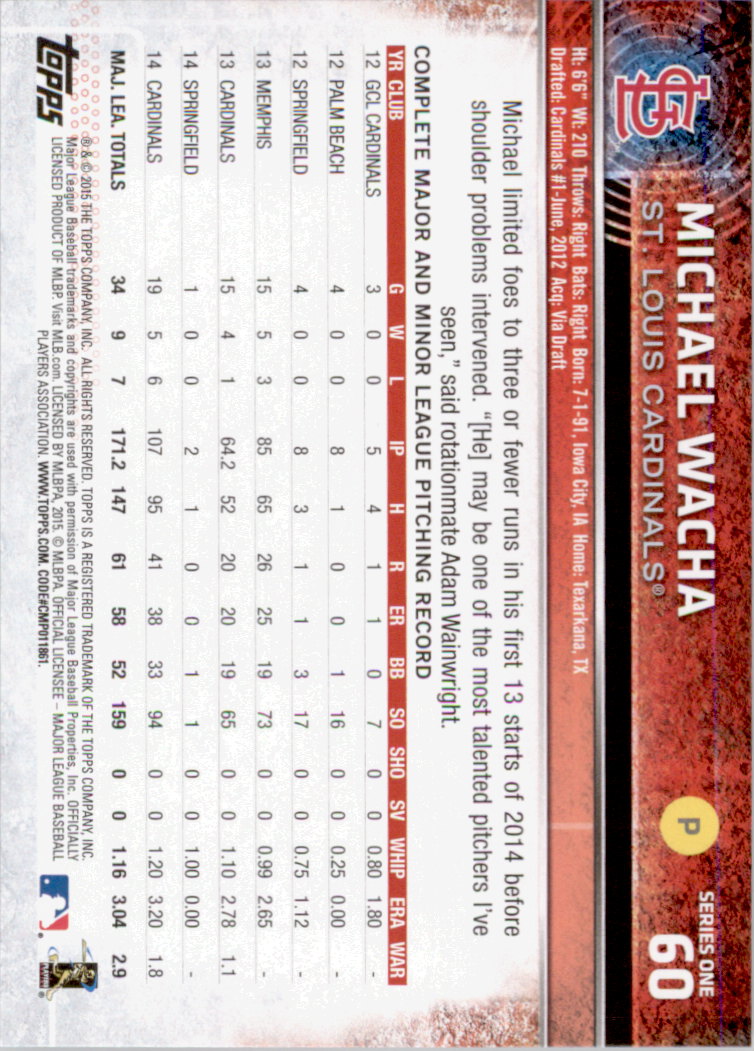 2015 Topps Baseball Part 1 - Picture 117 of 485