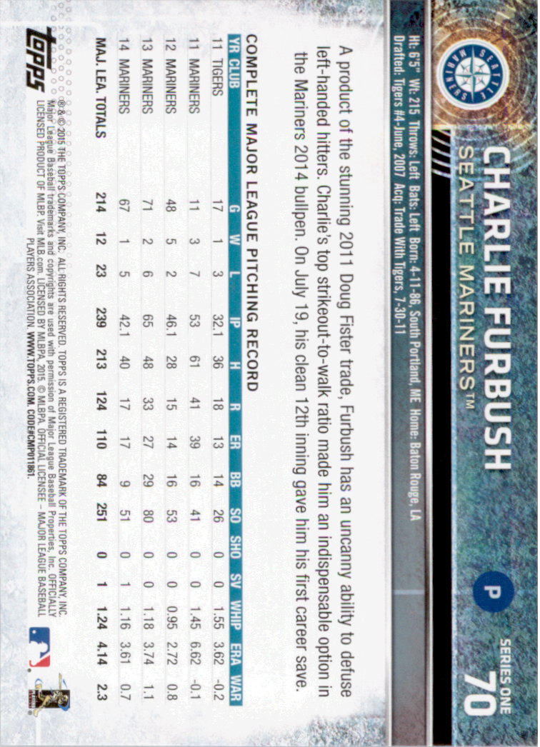 2015 Topps Baseball Part 1 - Picture 137 of 485
