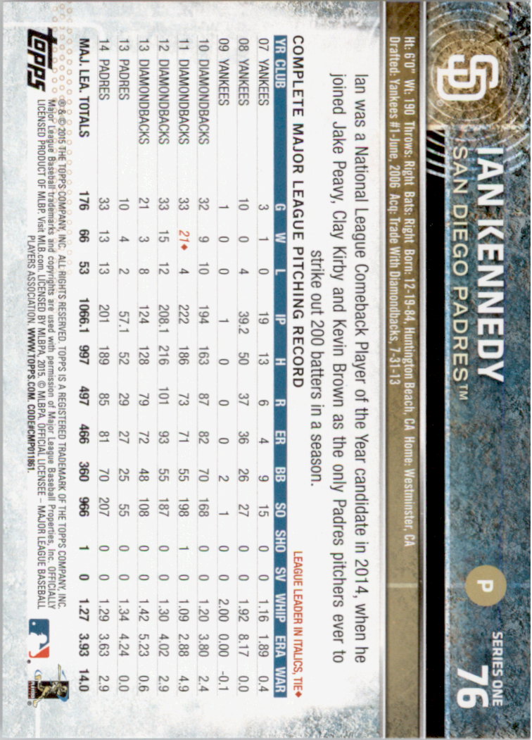 2015 Topps Baseball Part 1 - Picture 149 of 485