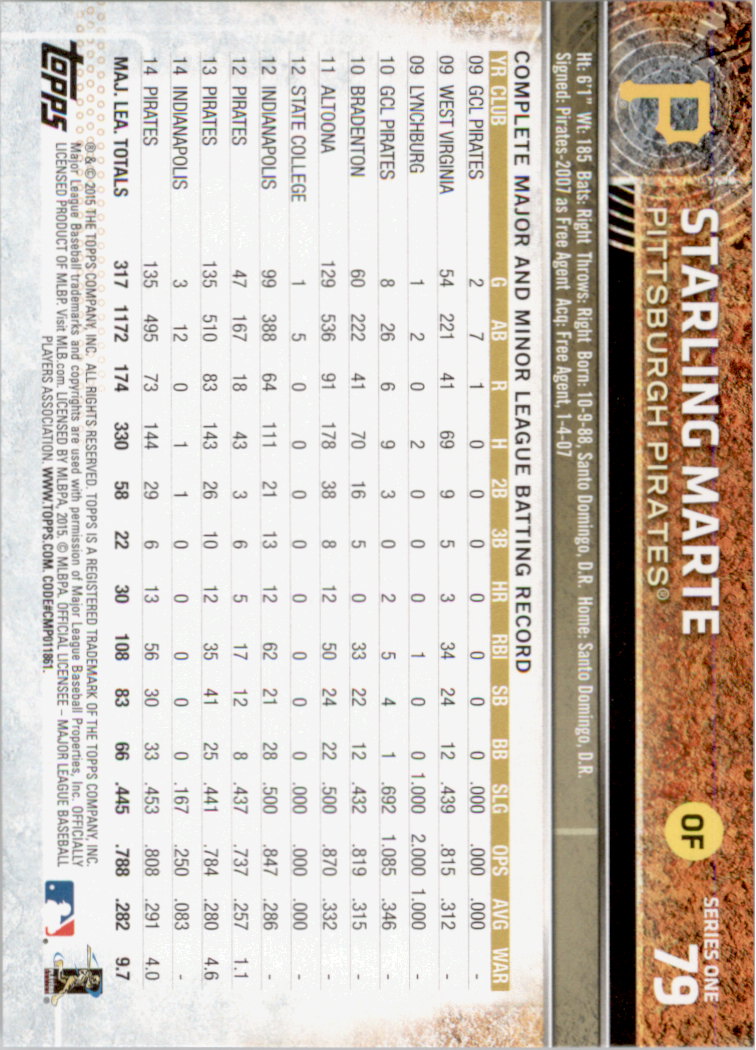 2015 Topps Baseball Part 1 - Picture 155 of 485