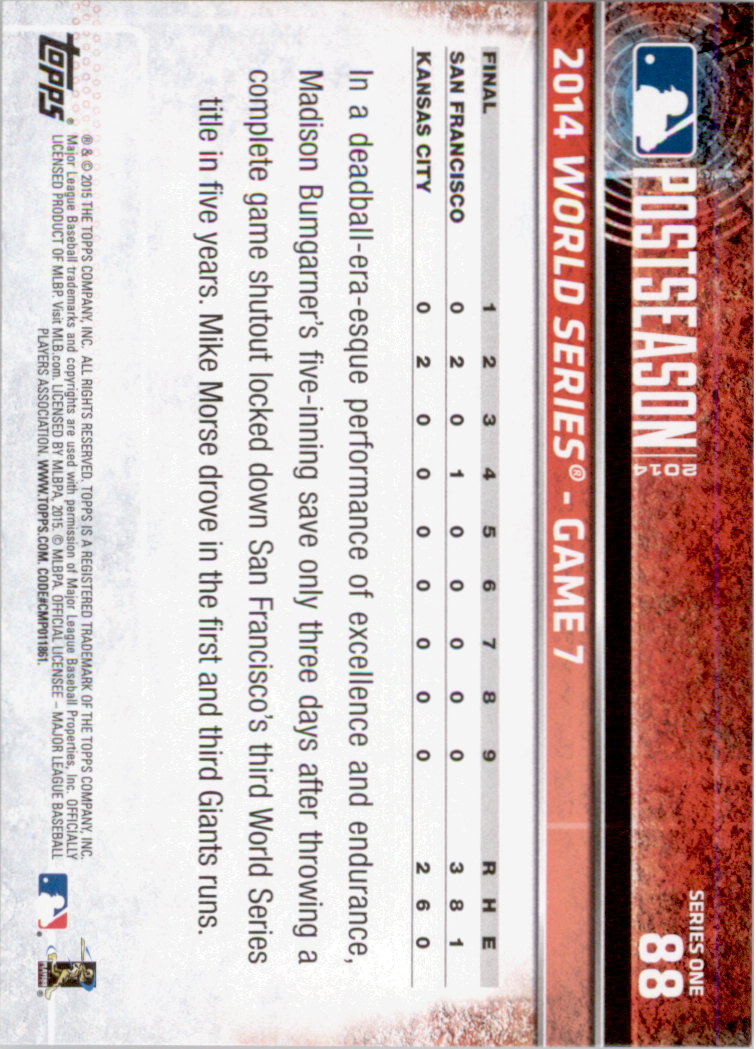 2015 Topps Baseball Part 1 - Picture 173 of 485