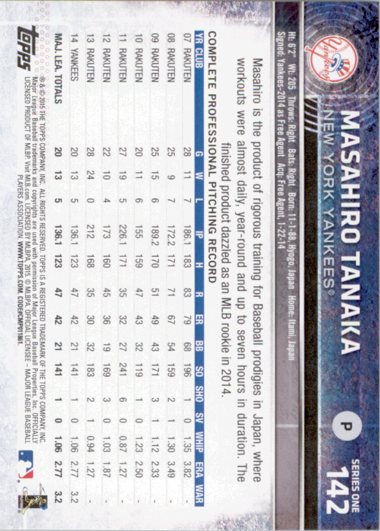 2015 Topps Baseball Part 1 - Picture 276 of 485