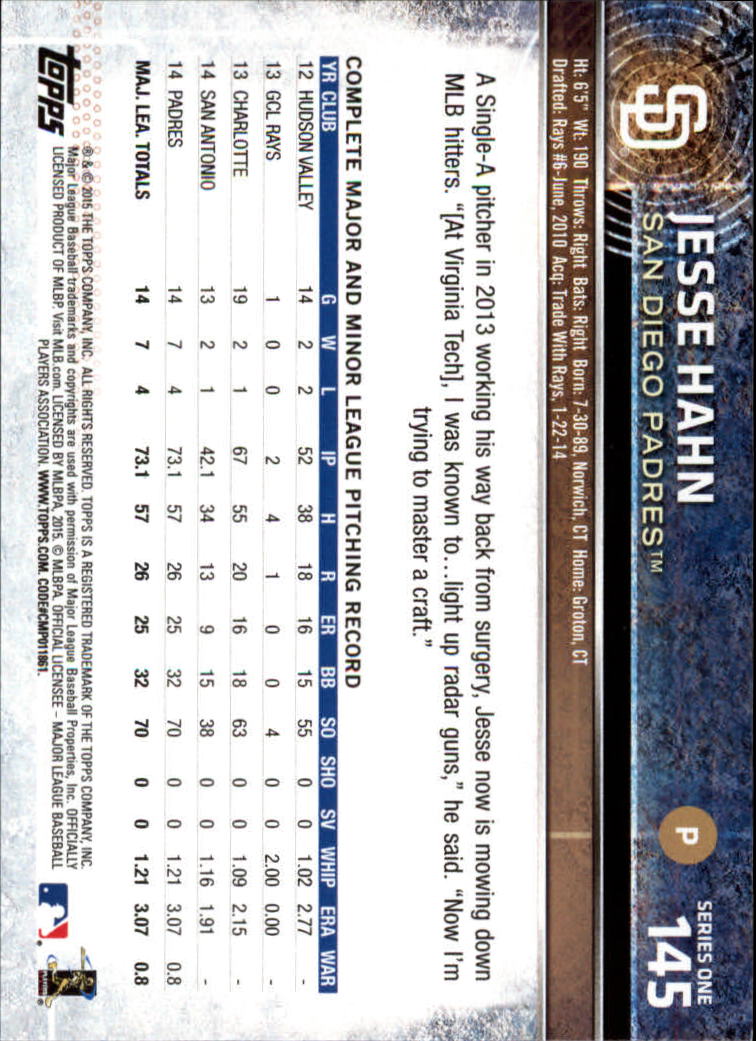 2015 Topps Baseball Part 1 - Picture 282 of 485