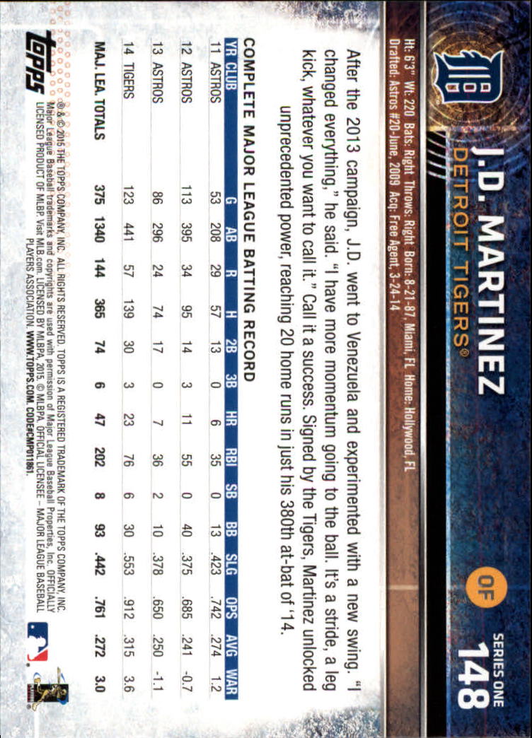 2015 Topps Baseball Part 1 - Picture 288 of 485