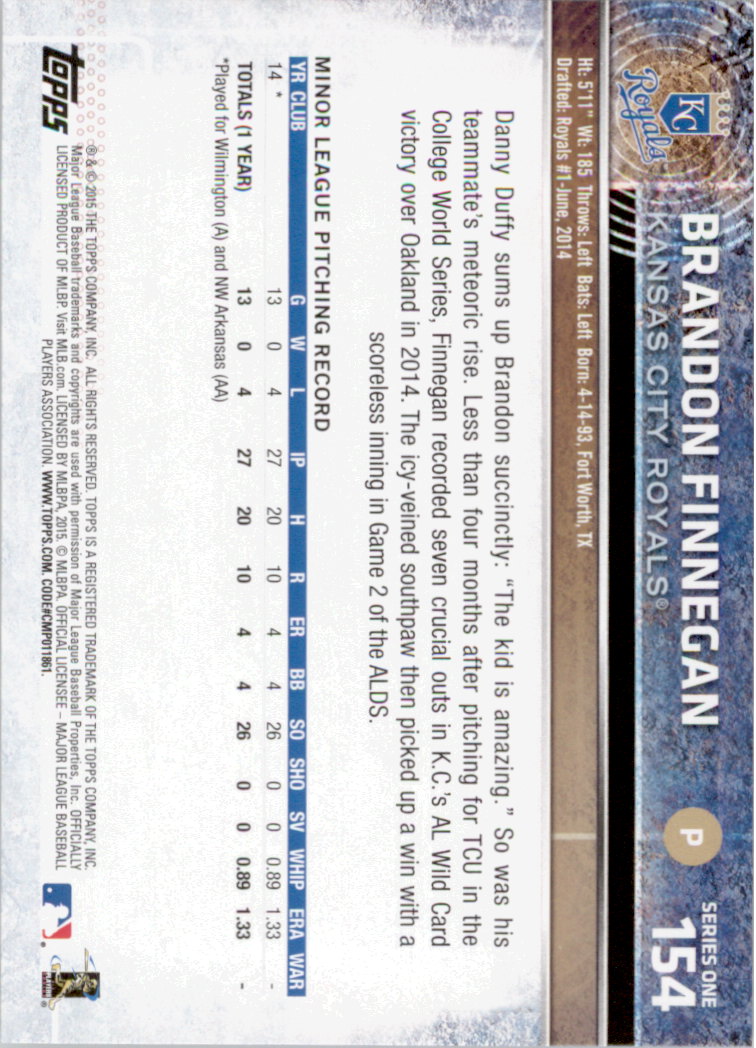 2015 Topps Baseball Part 1 - Picture 300 of 485