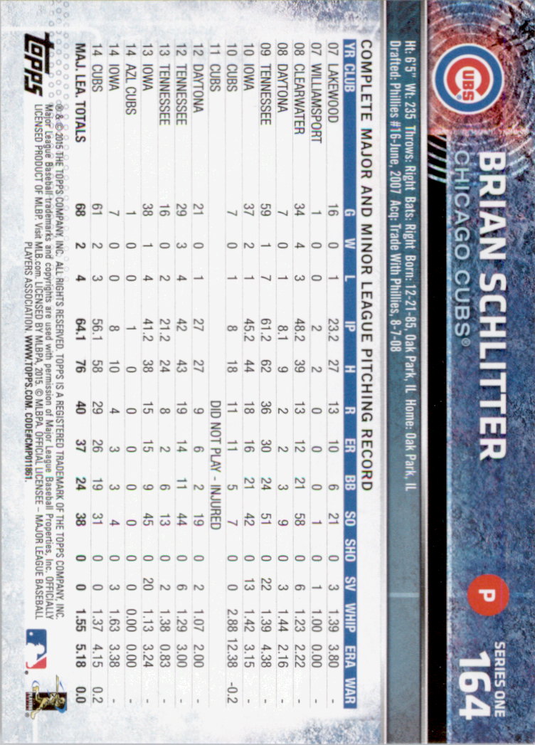 2015 Topps Baseball Part 1 - Picture 320 of 485