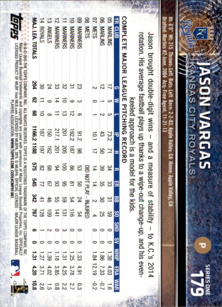 2015 Topps Baseball Part 1 - Picture 346 of 485