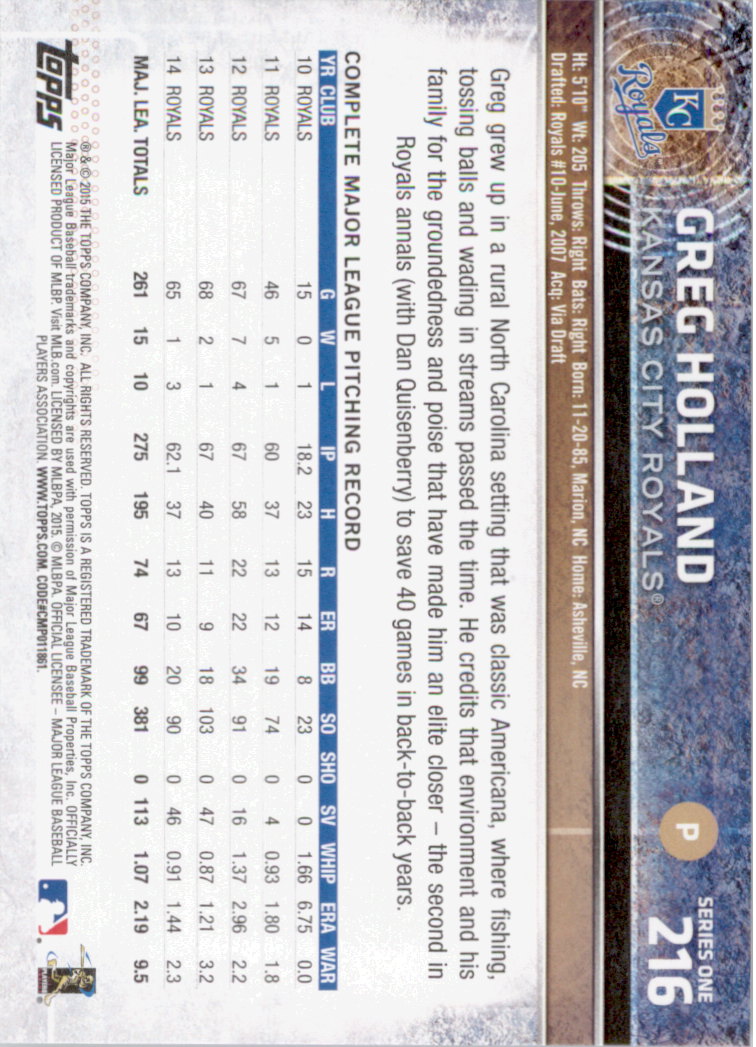 2015 Topps Baseball Part 1 - Picture 419 of 485