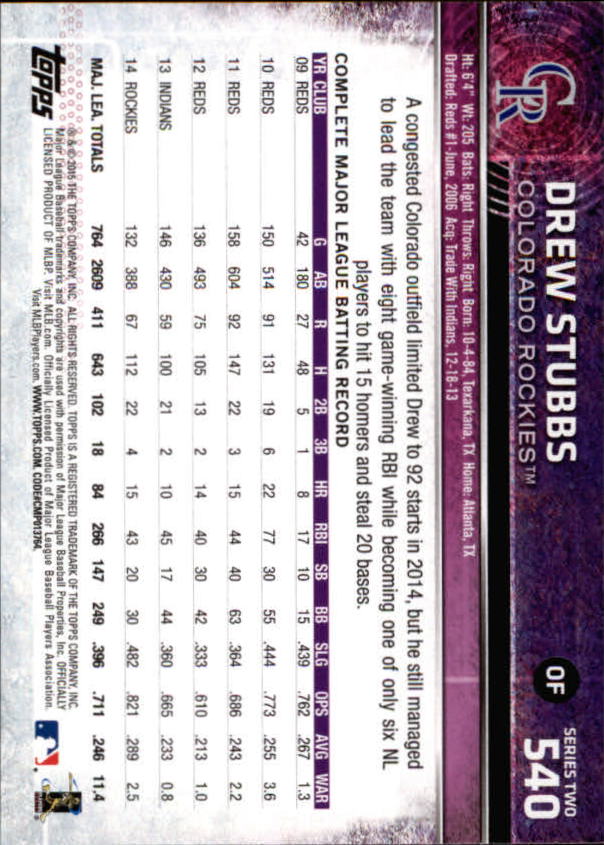 2015 Topps Baseball Part 3 - Picture 19 of 335