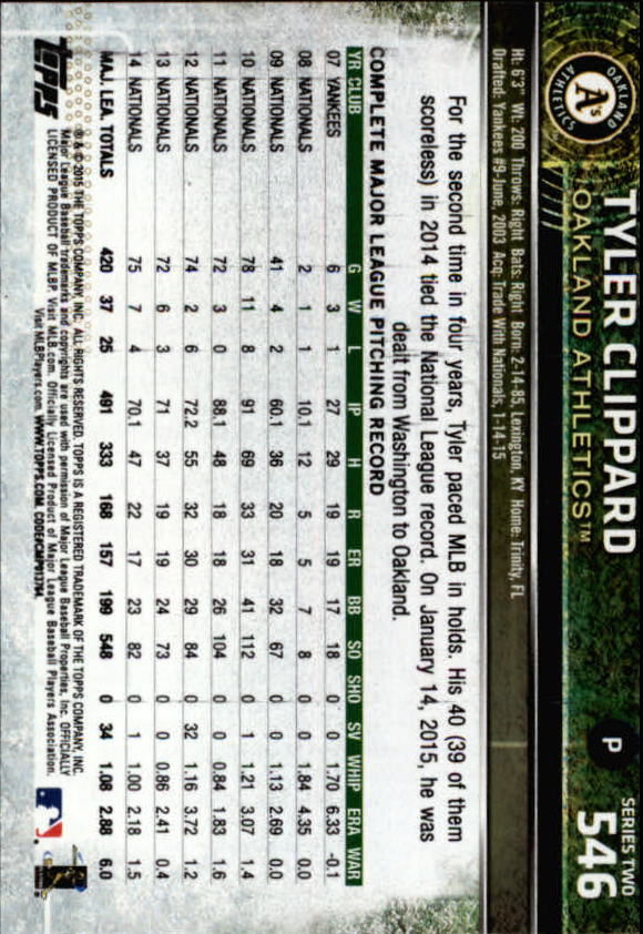 2015 Topps Baseball Part 3 - Picture 31 of 335