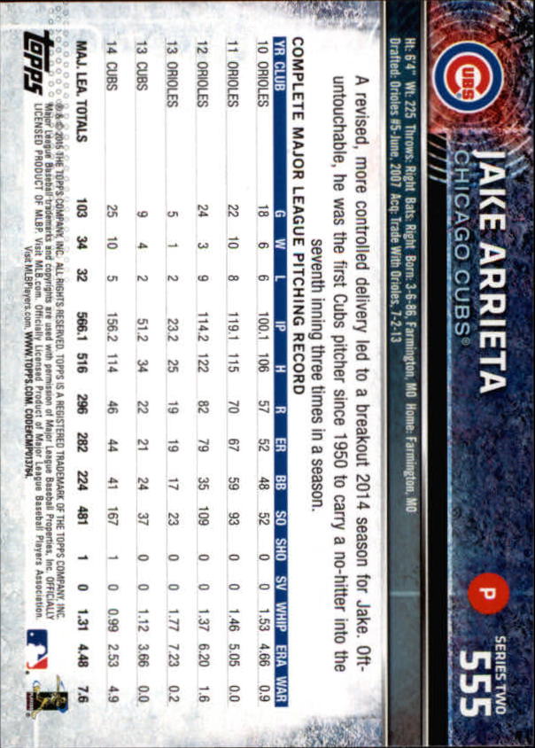 2015 Topps Baseball Part 3 - Picture 49 of 335
