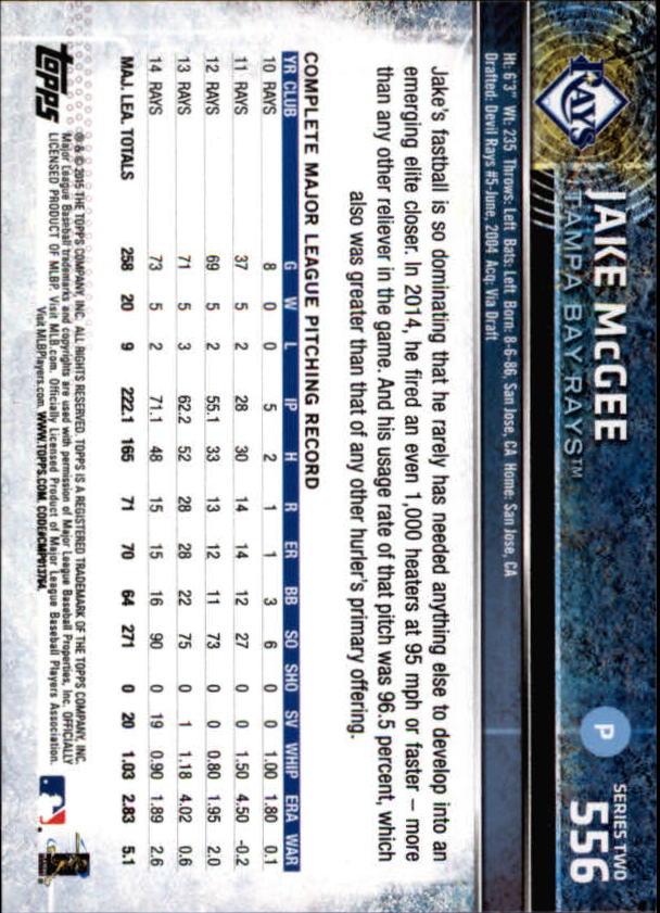 2015 Topps Baseball Part 3 - Picture 51 of 335