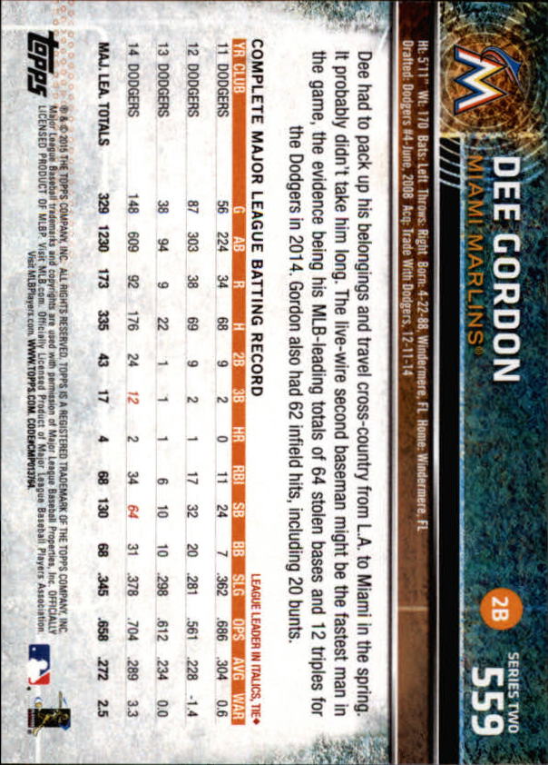 2015 Topps Baseball Part 3 - Picture 57 of 335