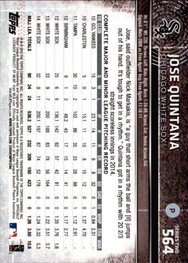 2015 Topps Baseball Part 3 - Picture 67 of 335
