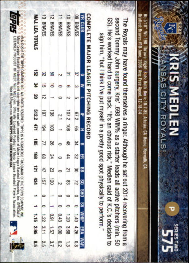 2015 Topps Baseball Part 3 - Picture 90 of 335
