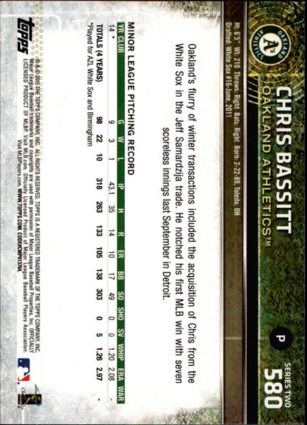 2015 Topps Baseball Part 3 - Picture 100 of 335