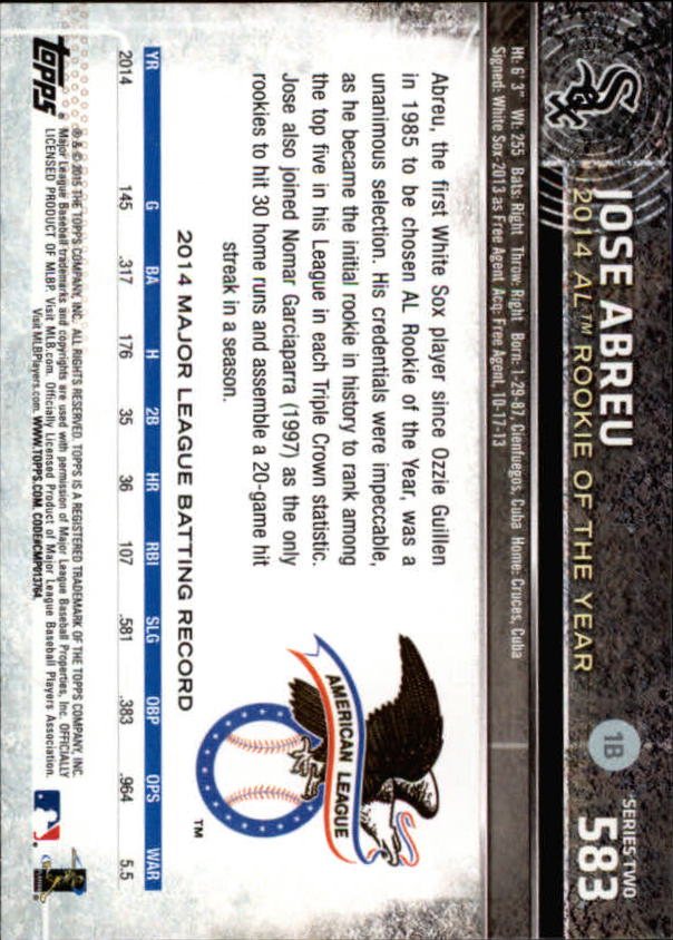 2015 Topps Baseball Part 3 - Picture 106 of 335