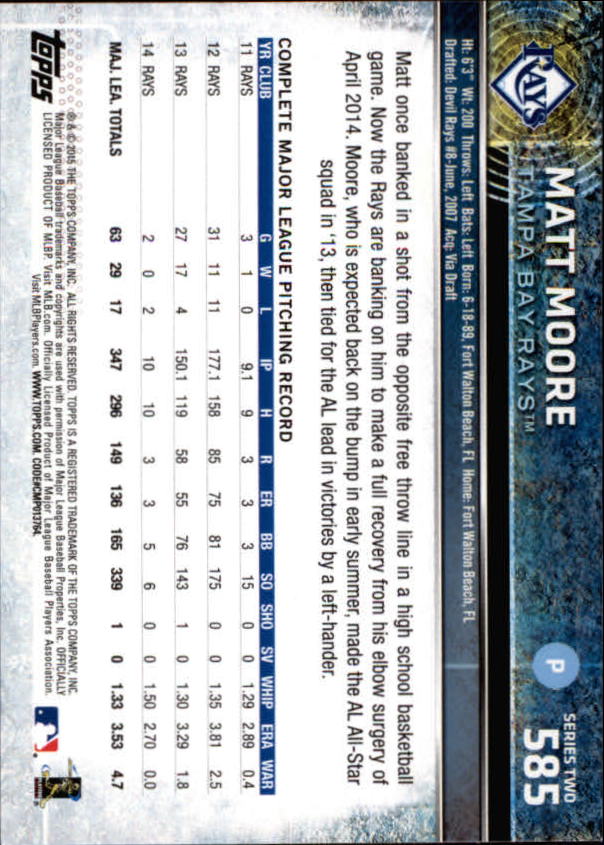 2015 Topps Baseball Part 3 - Picture 110 of 335