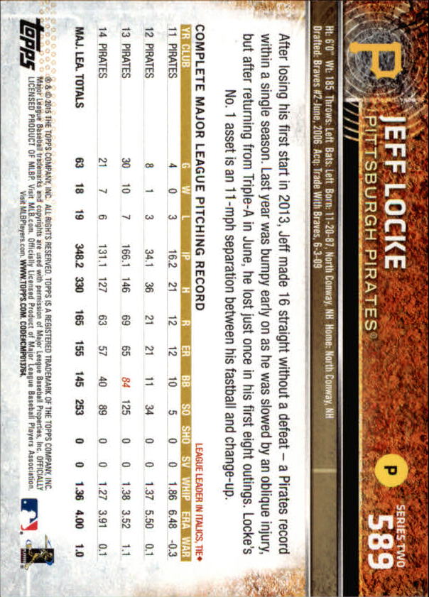 2015 Topps Baseball Part 3 - Picture 118 of 335