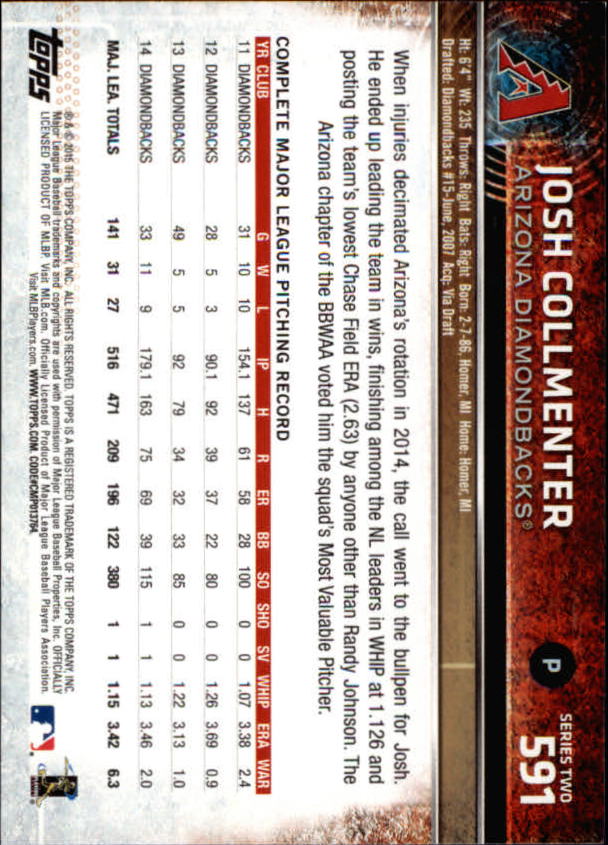 2015 Topps Baseball Part 3 - Picture 122 of 335