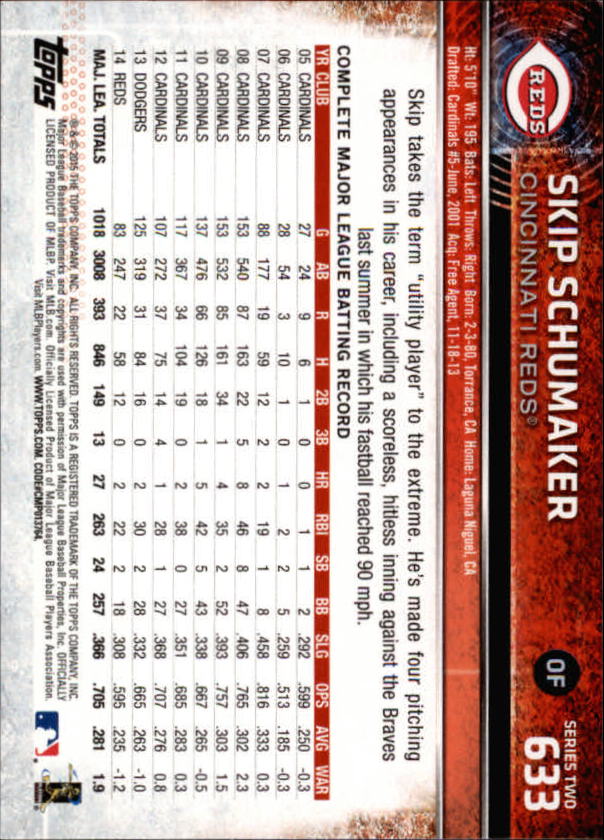 2015 Topps Baseball Part 3 - Picture 205 of 335