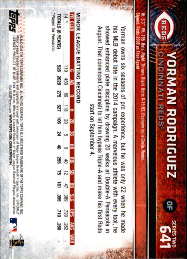 2015 Topps Baseball Part 3 - Picture 221 of 335