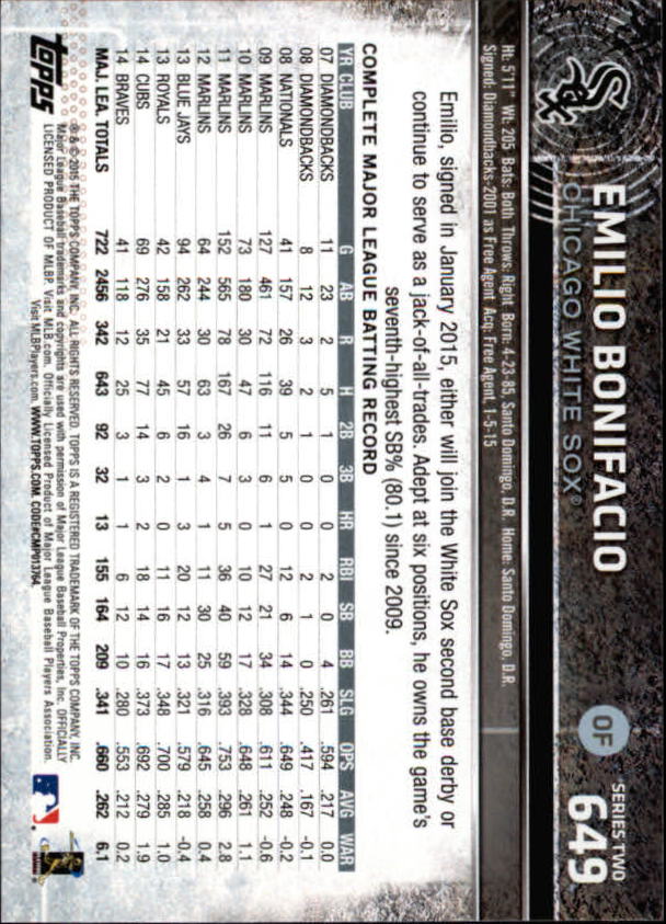 2015 Topps Baseball Part 3 - Picture 237 of 335
