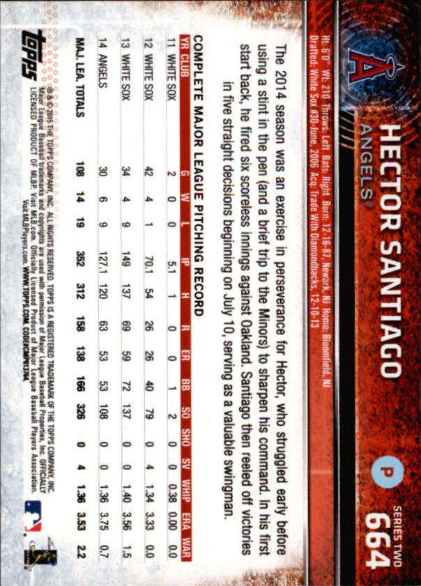 2015 Topps Baseball Part 3 - Picture 267 of 335
