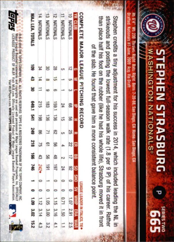 2015 Topps Baseball Part 3 - Picture 269 of 335
