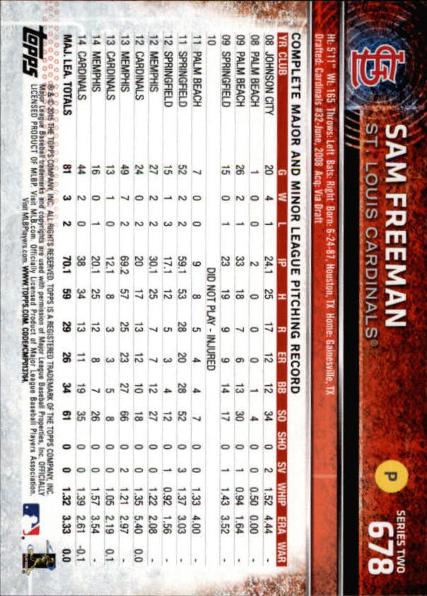 2015 Topps Baseball Part 3 - Picture 295 of 335