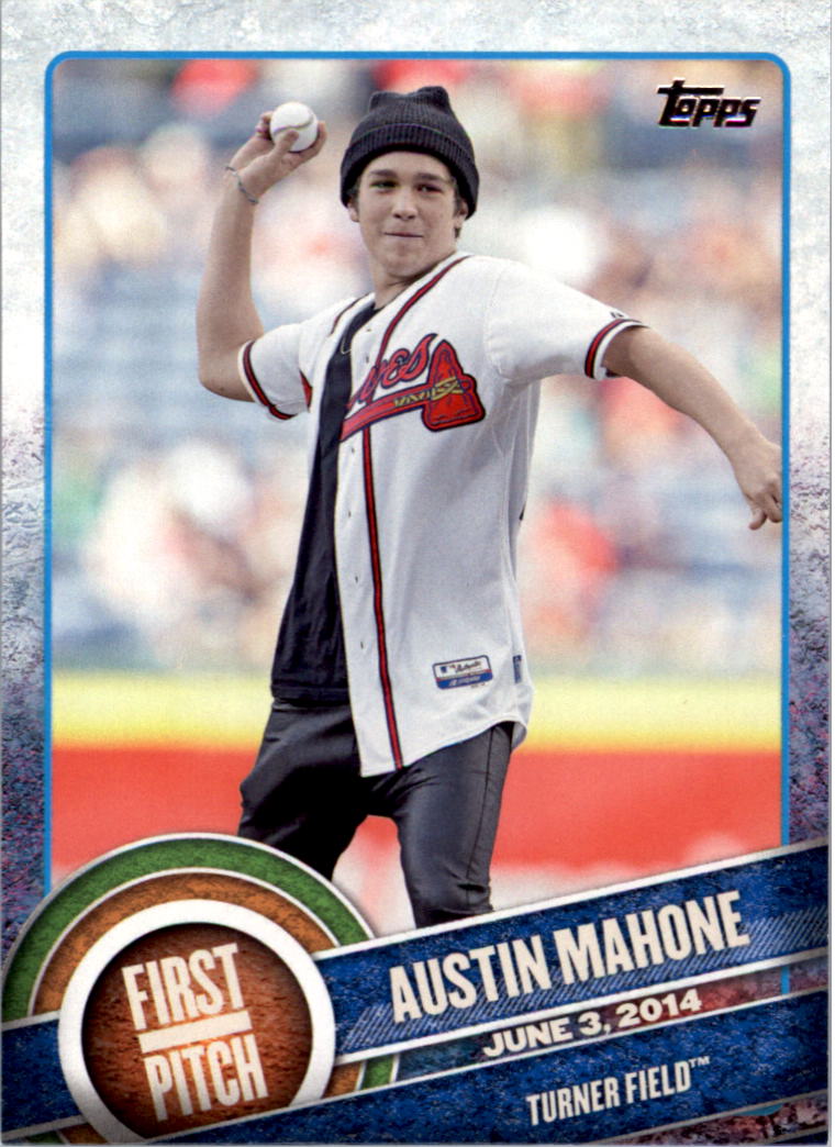 Topps shows off First Pitch cards from 2015 Series 1 Baseball