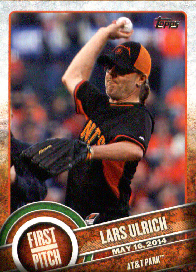 Topps shows off First Pitch cards from 2015 Series 1 Baseball