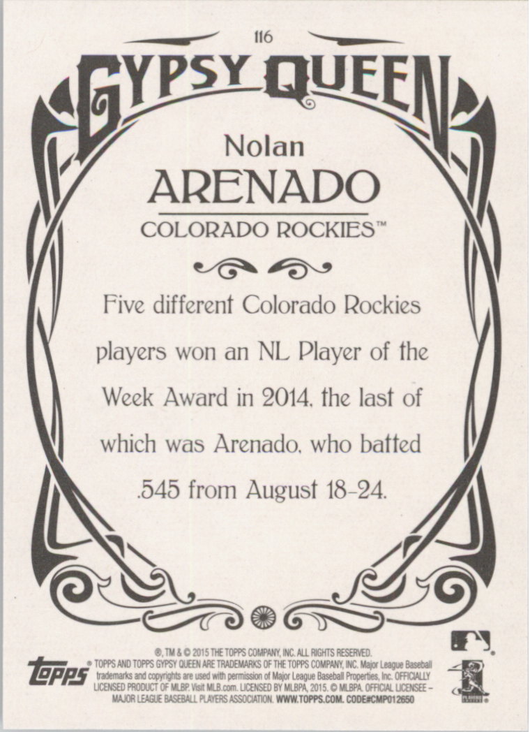 Nolan Arenado Cards 2015 2019 Rockies You Choose EBay