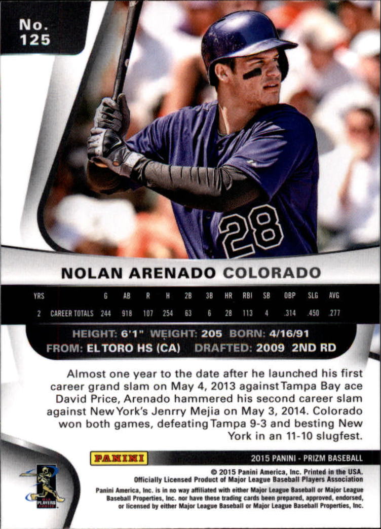 Nolan Arenado Cards 2015 2019 Rockies You Choose EBay