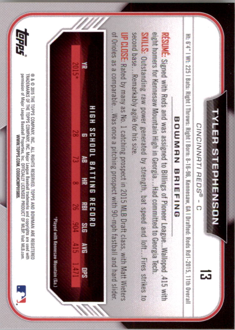 2015 Bowman Draft Baseball YOU PICK - Picture 21 of 305