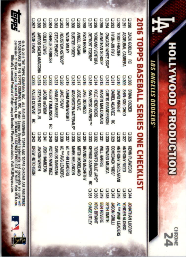 Béisbol Topps 2016 cromo edición zafiro 1-101 tú eliges - Imagen 45 de 196