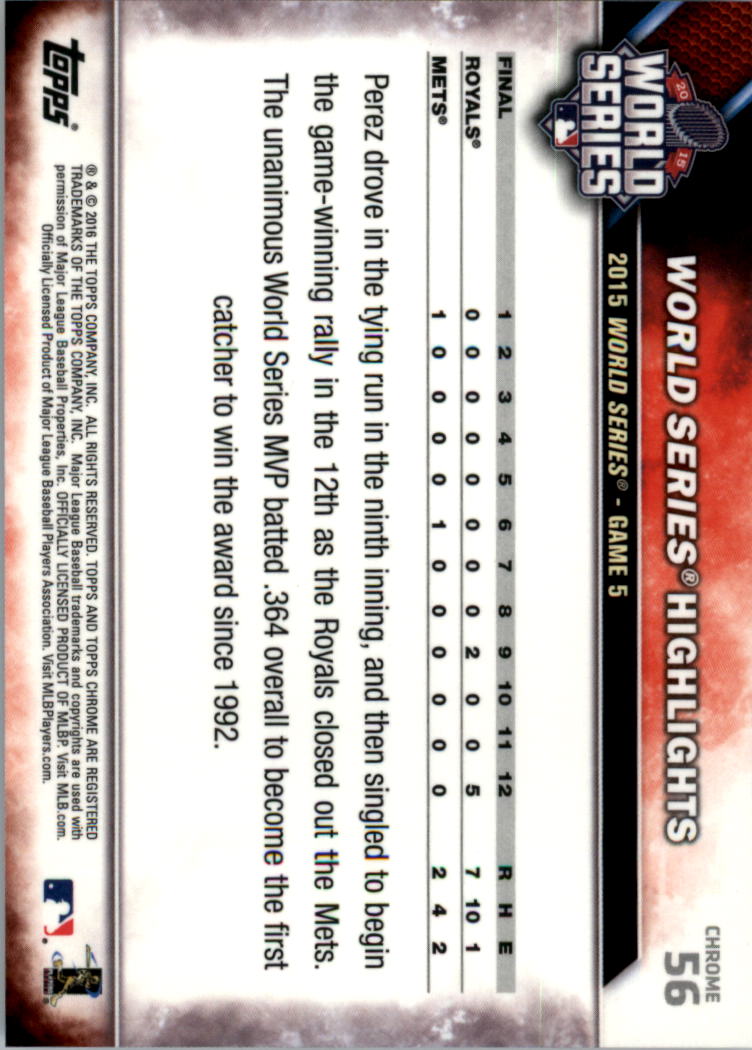 Béisbol Topps 2016 cromo edición zafiro 1-101 tú eliges - Imagen 109 de 196