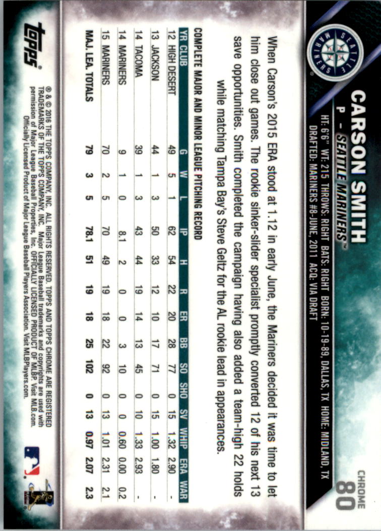 Béisbol Topps 2016 cromo edición zafiro 1-101 tú eliges - Imagen 157 de 196