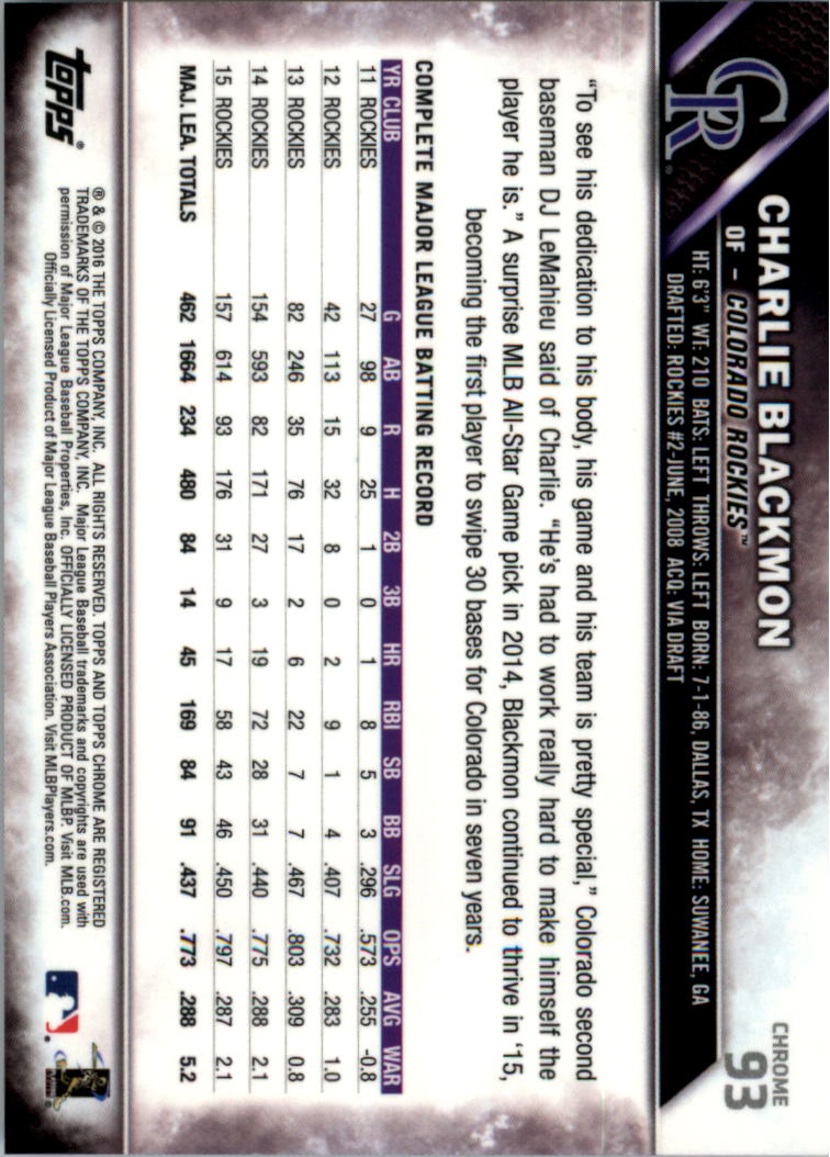 Béisbol Topps 2016 cromo edición zafiro 1-101 tú eliges - Imagen 181 de 196