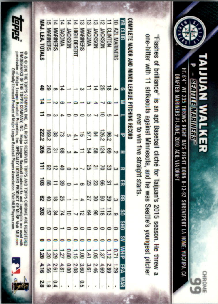 Béisbol Topps 2016 cromo edición zafiro 1-101 tú eliges - Imagen 193 de 196